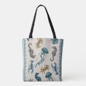 Tote Bag Sea Patterns トートバッグ (裏面)