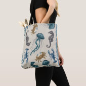 Tote Bag Sea Patterns トートバッグ (クローズアップ)