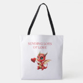 Tote Bag Sending Lots of Love トートバッグ (正面)