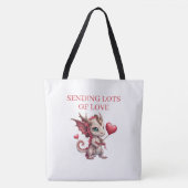 Tote Bag Sending Lots of Love トートバッグ (正面)