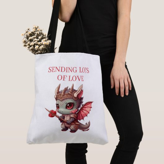 Tote Bag Sending Lots of Love トートバッグ (クローズアップ)