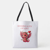 Tote Bag Sending Lots of Love トートバッグ (正面)