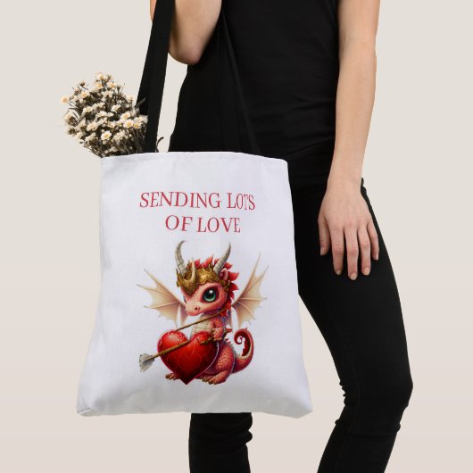Tote Bag Sending Lots of Love トートバッグ (クローズアップ)