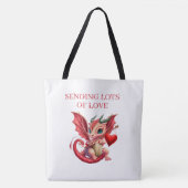 Tote Bag Sending Lots of Love トートバッグ (正面)