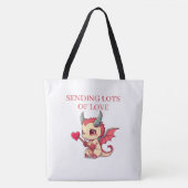 Tote Bag Sending Lots of Love トートバッグ (正面)