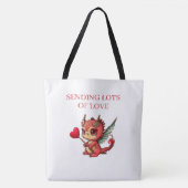 Tote Bag Sending Lots of Love トートバッグ (正面)