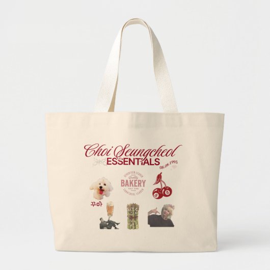 Tote Bag Seventeen Scoups - Kpop merch ラージトートバッグ (正面)