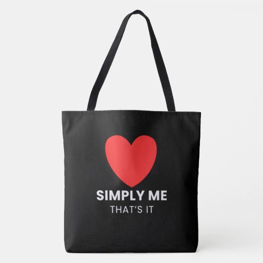 Tote Bag Simply me That’s it トートバッグ (正面)