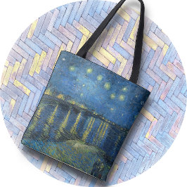 TOTE BAG – 「Starry Night Over the Rhone」 - van ゴッホ トートバッグ