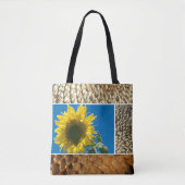 Tote Bag - Sunflower Collage トートバッグ (正面)