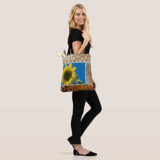 Tote Bag - Sunflower Collage トートバッグ (モデル)