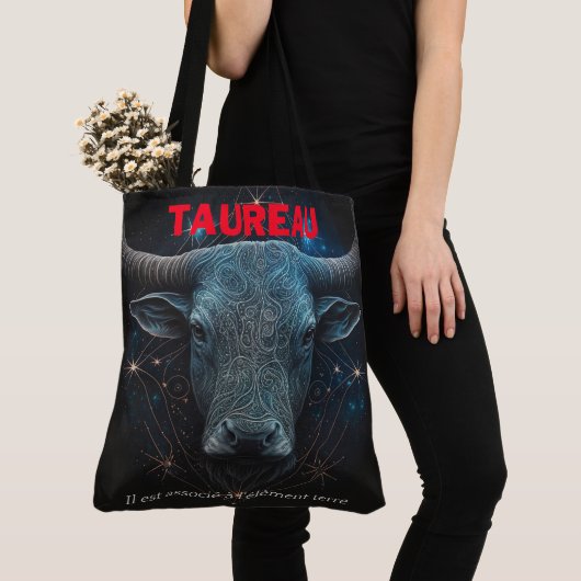 Tote Bag Taureau トートバッグ (クローズアップ)