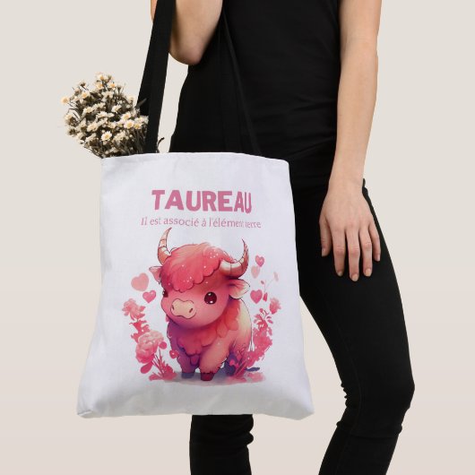 Tote Bag Taureau トートバッグ (クローズアップ)