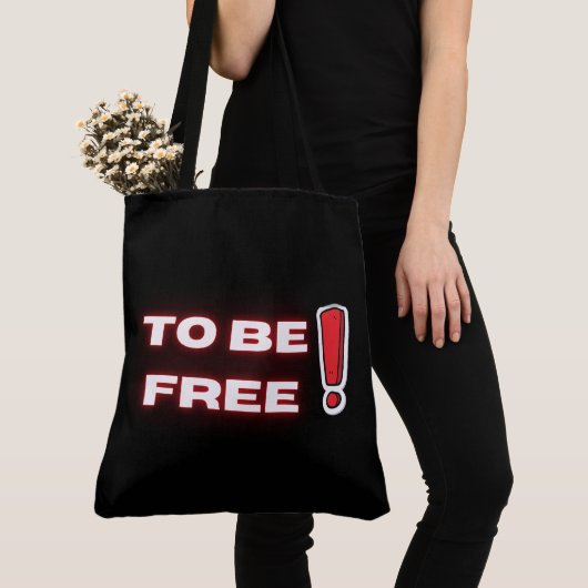 Tote Bag to be free トートバッグ (クローズアップ)