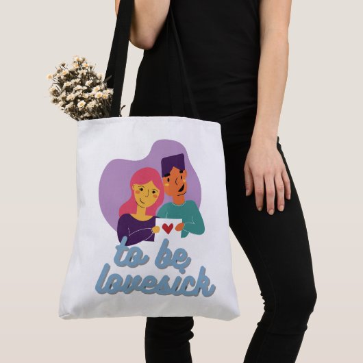 Tote Bag to be lovesick トートバッグ (クローズアップ)