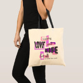 Tote bag to share your pro-life beliefs. トートバッグ (正面(商品))