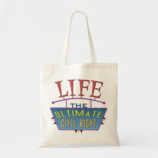 Tote bag to share your pro-life beliefs. トートバッグ (正面)