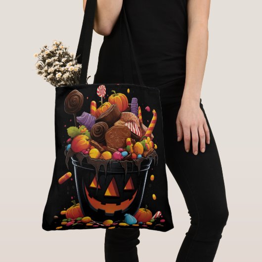 Tote Bag Trick-or-Treat Treats トートバッグ (クローズアップ)