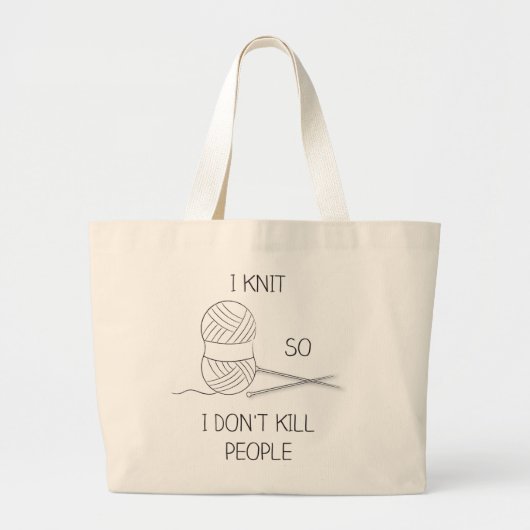 tote bag tricot XL ラージトートバッグ (正面)