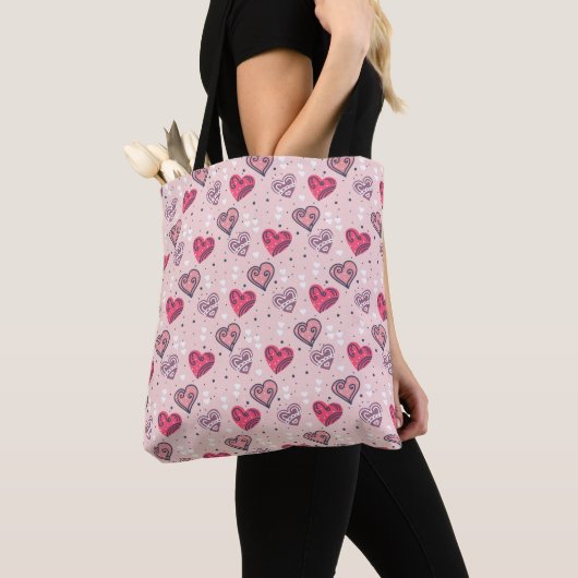 Tote Bag Valentines Day トートバッグ (クローズアップ)