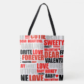 Tote Bag Valentines Day トートバッグ (正面)