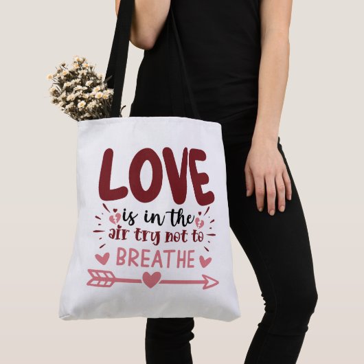 Tote Bag Valentines Day トートバッグ (クローズアップ)