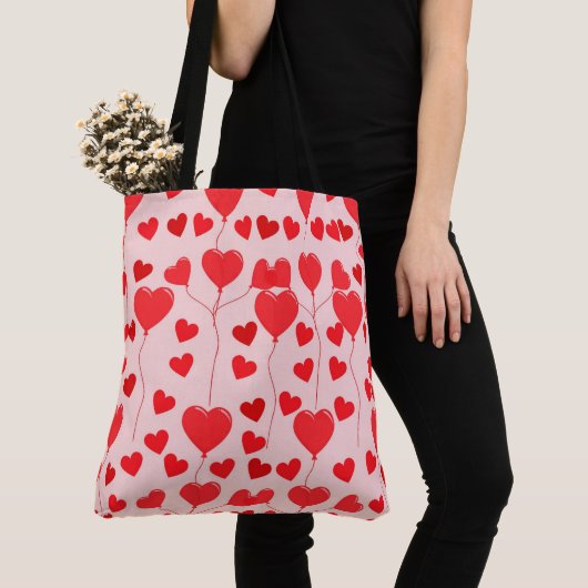 Tote Bag Valentines Day トートバッグ (クローズアップ)