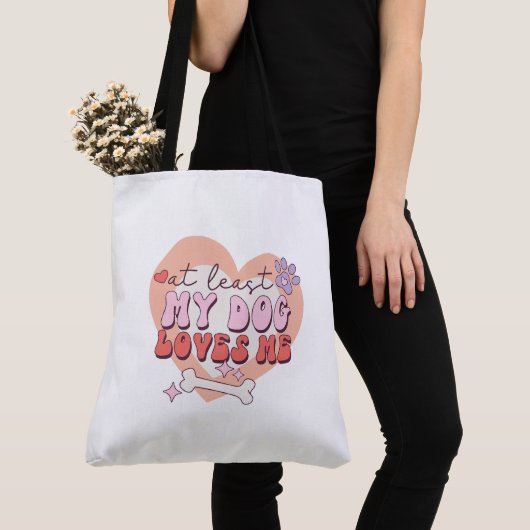 Tote Bag Valentines Day トートバッグ (クローズアップ)