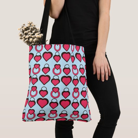 Tote Bag Valentines Day トートバッグ (クローズアップ)