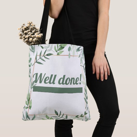 Tote Bag Well done! トートバッグ (クローズアップ)