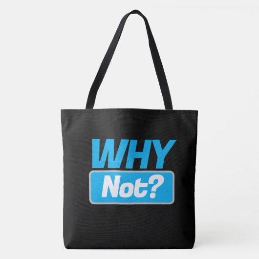 Tote Bag  why not? トートバッグ (正面)