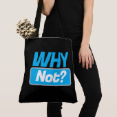 Tote Bag  why not? トートバッグ (クローズアップ)