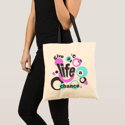 Tote bag with a bubbly design. トートバッグ (正面(商品))