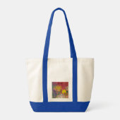 Tote bag  with abstract flora  トートバッグ (裏面)