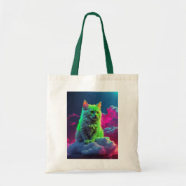 Tote Bag with Cat Illustration トートバッグ