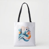 Tote Bag with Landscape Image トートバッグ (正面)