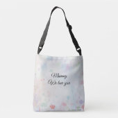  Tote bag, with sentimental Mothers day verse. クロスボディバッグ (裏面)