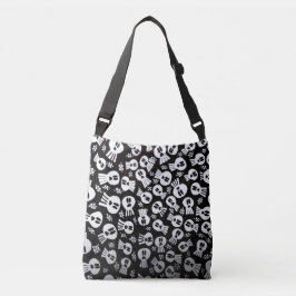 Tote bag with skulls クロスボディバッグ