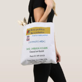 Tote Bags | 誕生日 | ロゴ | カスタム トートバッグ (クローズアップ)