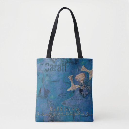 Tote Caraff Bubbleroom トートバッグ (正面)