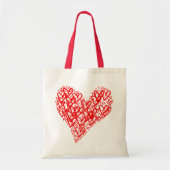 tote hearts トートバッグ (正面)