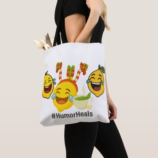 Tote Humor Heals LemonHead トートバッグ (クローズアップ)
