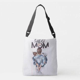 Tote Sac Ajustable - Super Maman クロスボディバッグ