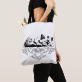 Tote with cat トートバッグ (クローズアップ)