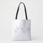 Tote with illustrations from Dog Days. トートバッグ (正面)