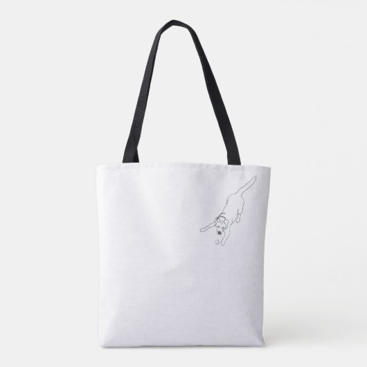 Tote with illustrations from Dog Days. トートバッグ (裏面)