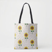 Tote with Sunflowers トートバッグ (正面)