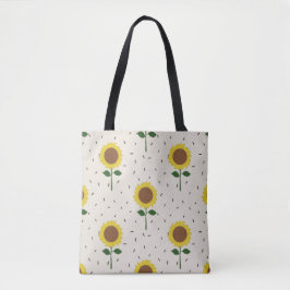 Tote with Sunflowers トートバッグ