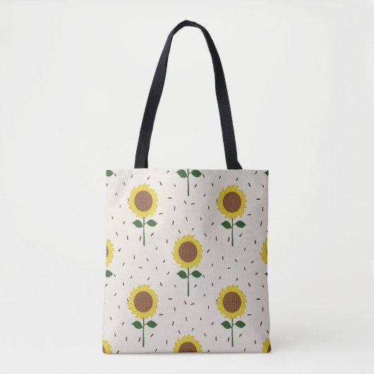 Tote with Sunflowers トートバッグ (正面)