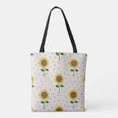 Tote with Sunflowers トートバッグ (裏面)